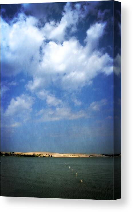 Silver Lake Canvas Print featuring the photograph Silver Lake Sand Dunes 2.0 by Michelle Calkins