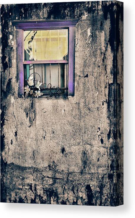 Window Canvas Print featuring the photograph Simple Living by Barbara Manis