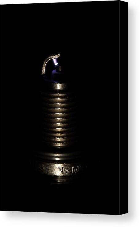 Sparkplug Canvas Print featuring the photograph Spark Plug by David Andersen