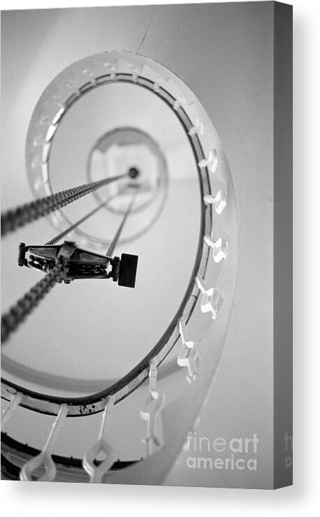 Spiral Canvas Print featuring the photograph Spiral Staircase by Riccardo Mottola
