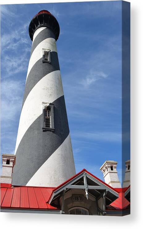 St. Augustine Lighthouse Canvas Print featuring the photograph St. Augustine Lighthouse by Richard Bryce and Family
