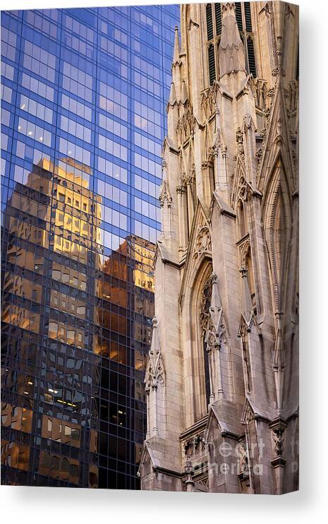 New York Canvas Print featuring the photograph St. Patricks by Brian Jannsen
