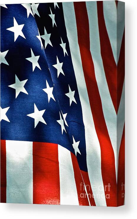 Frank J Casella Canvas Print featuring the photograph Star-Spangled Banner by Frank J Casella