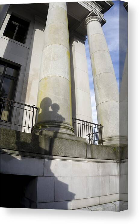 Canvas Print featuring the photograph State Building Washington by Cathy Anderson
