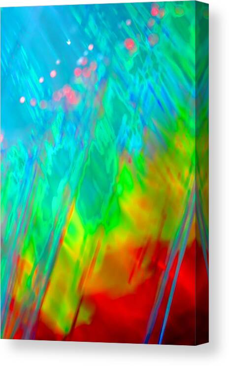 Abstract Canvas Print featuring the photograph Stir It Up by Dazzle Zazz
