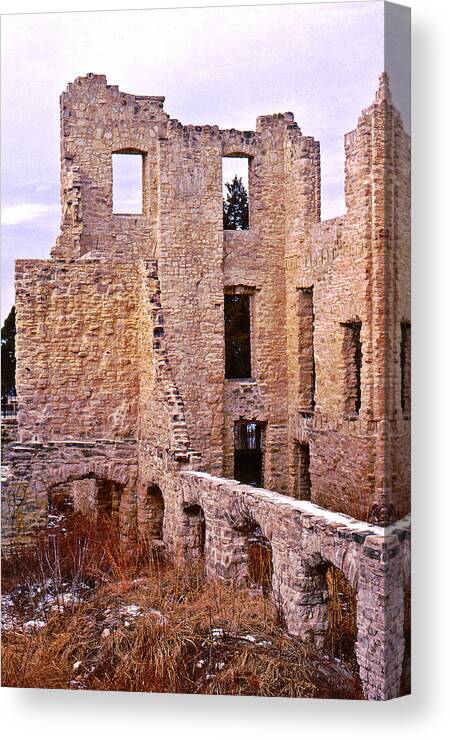 Stone Canvas Print featuring the photograph All That Remains by Christopher McKenzie