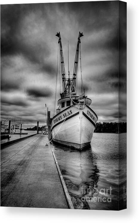 Boats Canvas Print featuring the photograph Stormy Seas by Matthew Trudeau