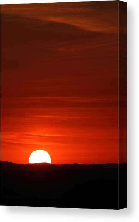 Acadia Canvas Print featuring the photograph Sunset from Cadillac Mountain by Acadia Photography