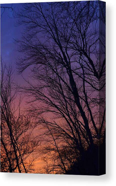 Sunset Canvas Print featuring the photograph Sunset Rainbow by Beth Venner