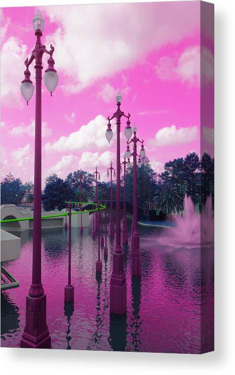 Surreal Canvas Print featuring the photograph Surreal New Orleans by Louis Maistros