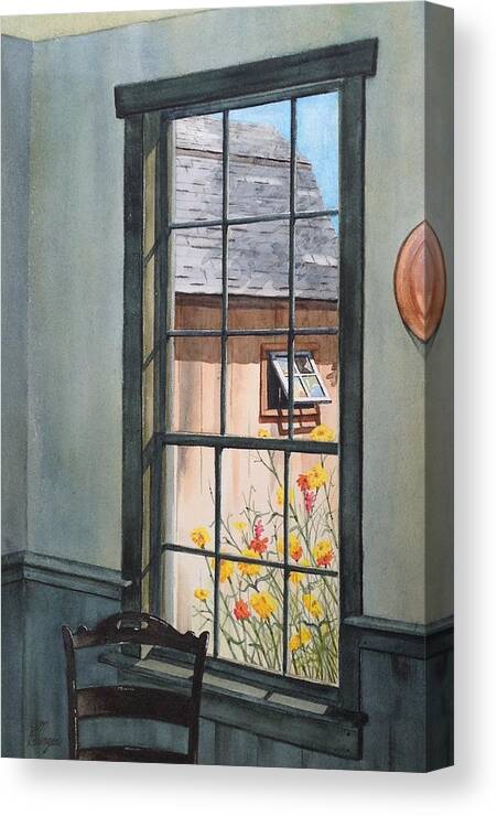 Window Canvas Print featuring the painting Take Me Outside by Joseph Burger
