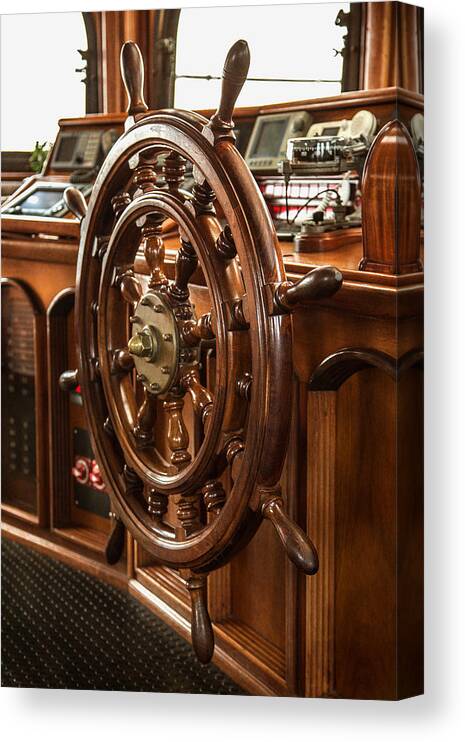 Take The Wheel Canvas Print featuring the photograph Take The Wheel by Dale Kincaid