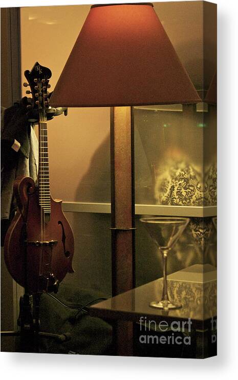 Music Canvas Print featuring the photograph Taking a Break by Alice Mainville