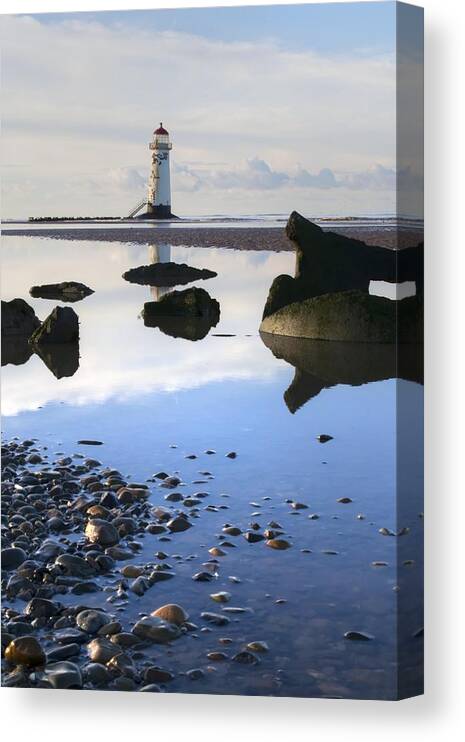 Talacer Canvas Print featuring the photograph Talacer abandoned lighthouse by Spikey Mouse Photography