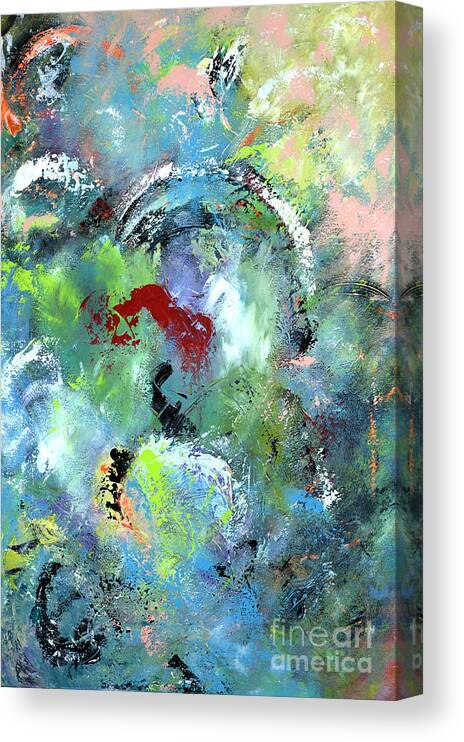 Storm Canvas Print featuring the painting Tempest by Jason Stephen