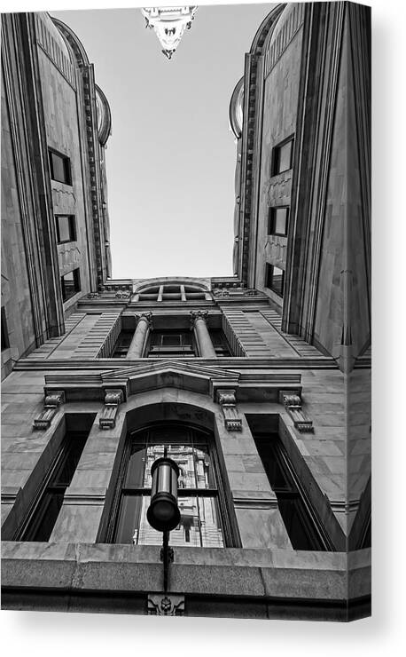 Cityscape Canvas Print featuring the photograph The Hall by Paul Watkins