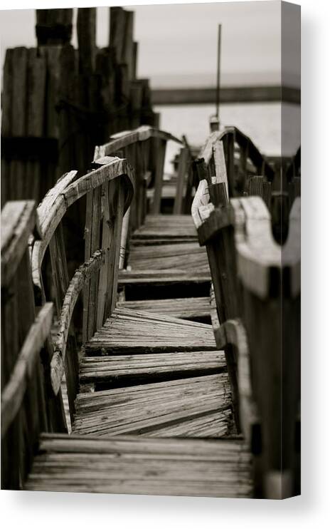 Wood Canvas Print featuring the photograph The Path of Life by Jill Laudenslager