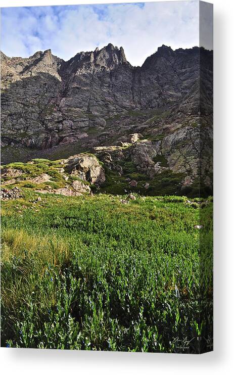 Colorado Canvas Print featuring the photograph The Red Gully by Aaron Spong