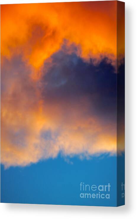 Sky Canvas Print featuring the photograph The Sky by Gwyn Newcombe