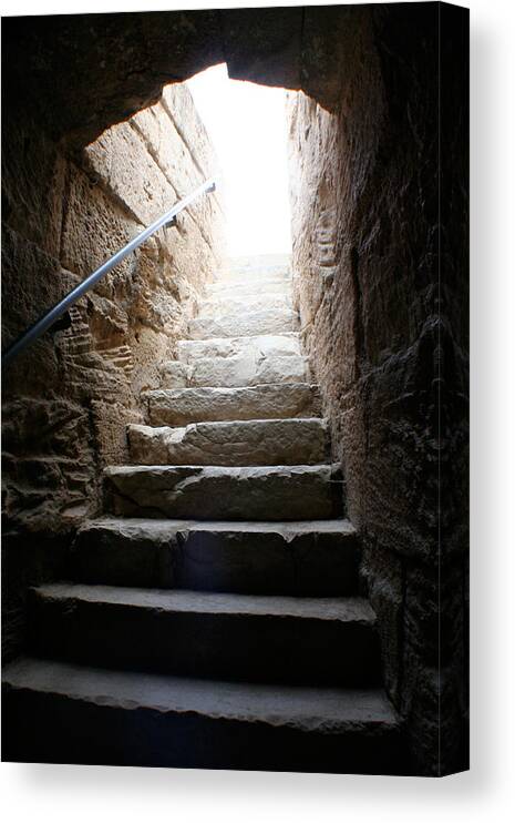 El Jem Canvas Print featuring the photograph The Way Up by Jon Emery