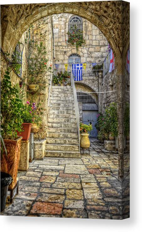 Arch Canvas Print featuring the photograph Through the Doorway by Ken Smith