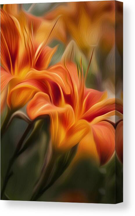 Lilly Canvas Print featuring the photograph Tiger Lily by Bill Wakeley