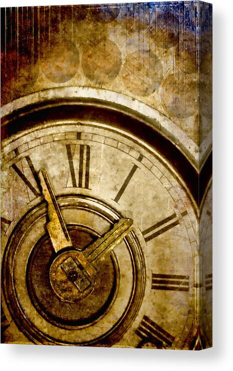 Time Canvas Print featuring the photograph Time Travel by Carol Leigh
