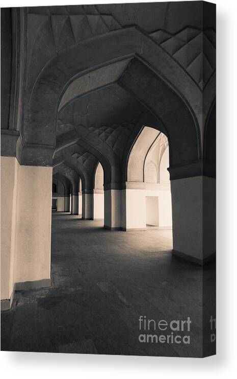 Abandoned Canvas Print featuring the photograph Tomb of Akbar The Great by James L Davidson