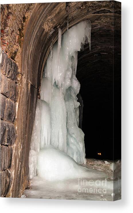 Tunnel Temptress Canvas Print featuring the photograph Tunnel Temptress by Sue Smith