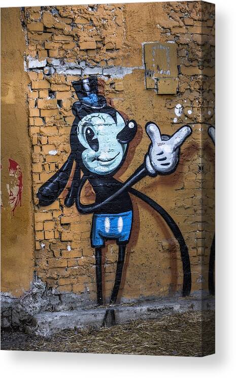 California Canvas Print featuring the photograph Urban Micky by Denise Dube