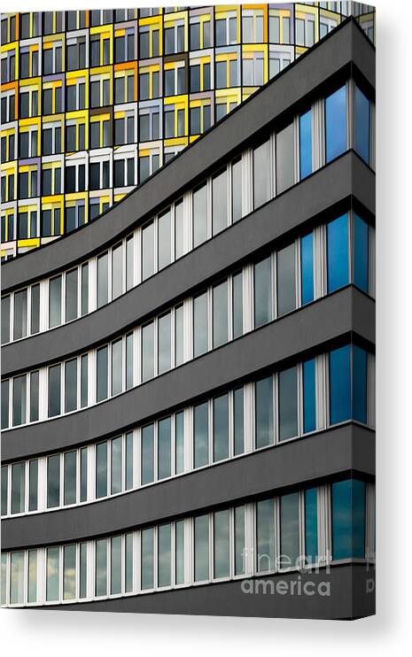 Adac Canvas Print featuring the photograph Urban Rectangles by Hannes Cmarits