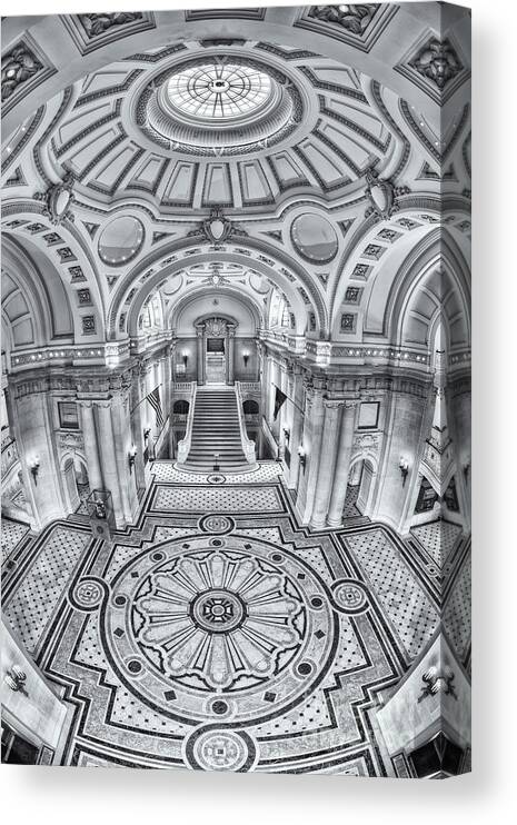 Clarence Holmes Canvas Print featuring the photograph US Naval Academy Bancroft Hall IV by Clarence Holmes