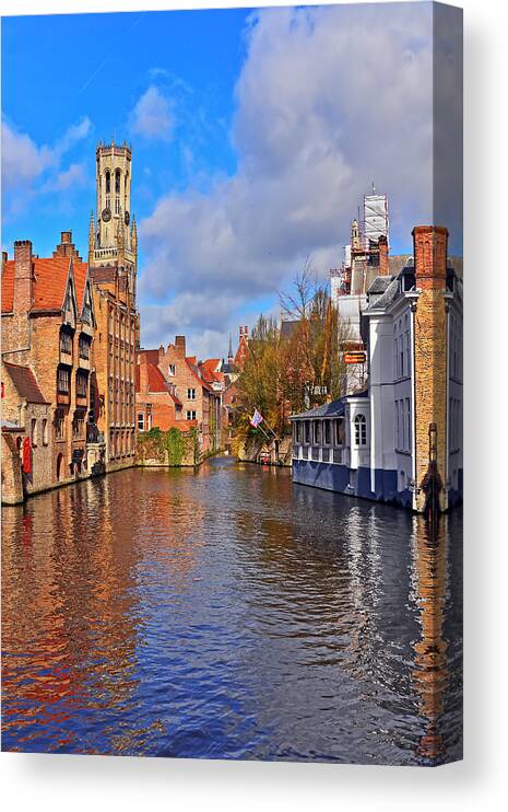 Travel Canvas Print featuring the photograph Venice of the North by Elvis Vaughn