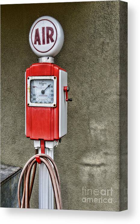 Vintage Gas Station Air Pump 2 Canvas Print / Canvas Art by Paul Ward |  Fine Art America
