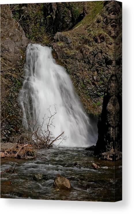 Waterfalls Canvas Print featuring the photograph WA Gorge Waterfall by Athena Mckinzie