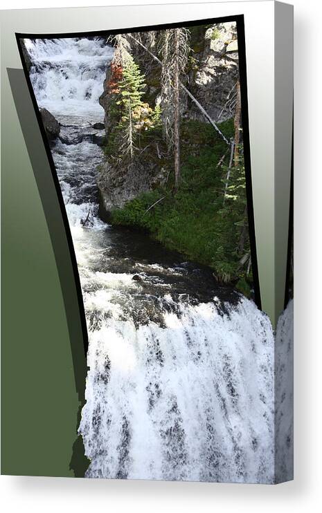 Waterfall Canvas Print featuring the photograph Waterfall by Shane Bechler