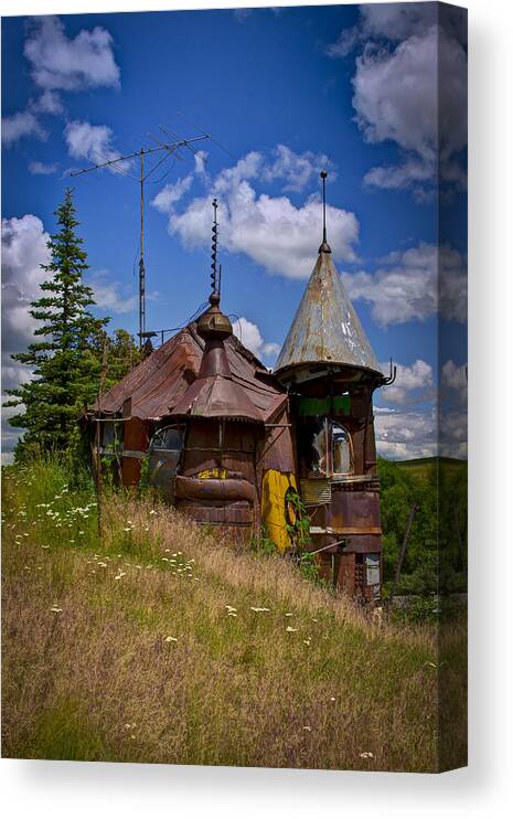 Junk Castle Canvas Print featuring the photograph We are not in Kansas Anymore by David Patterson