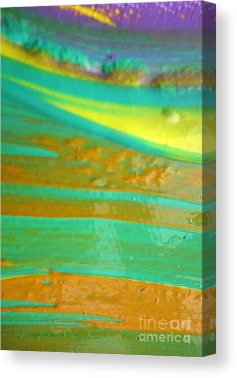 Paint Canvas Print featuring the painting Wet Paint 9 by Jacqueline Athmann