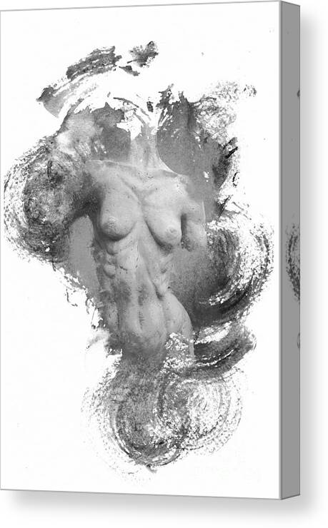 Woman Canvas Print featuring the photograph Woman by Lilliana Mendez
