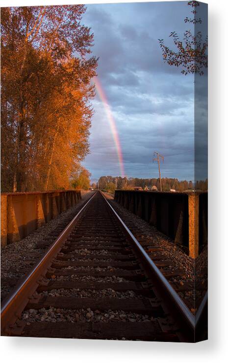 Rainbow Canvas Print featuring the photograph You Tell the Story by Ryan McGinnis