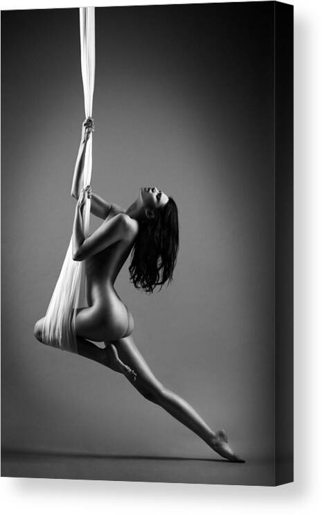 Nude Canvas Print featuring the photograph Zoi by Bruno Birkhofer
