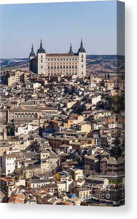 Alcazar Canvas Print featuring the photograph Alcazar Toledo Spain #1 by John Greim