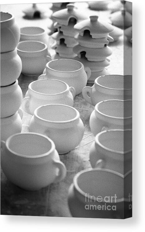 Pottery Canvas Print featuring the photograph Pottery #3 by Gaspar Avila