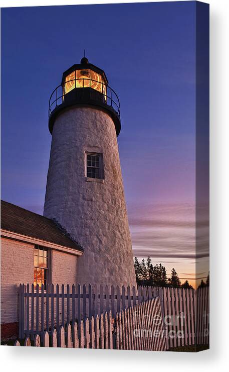 Bristol Canvas Print featuring the photograph Pemaquid Point Lighthouse #9 by John Greim
