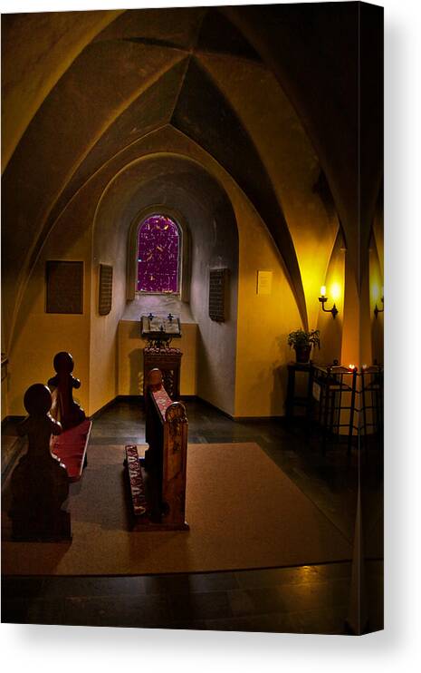  Canvas Print featuring the photograph A Place to Pray by Rick Bragan
