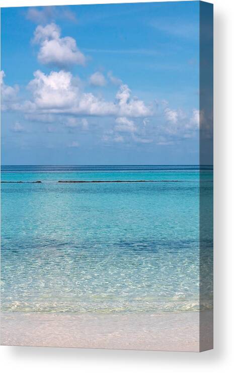 Seascape Canvas Print featuring the photograph Calm Waters by Shirley Mitchell