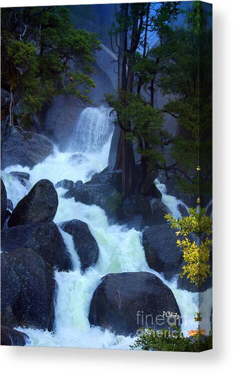 Cascade Falls Canvas Print featuring the photograph Cascade Falls by Patrick Witz