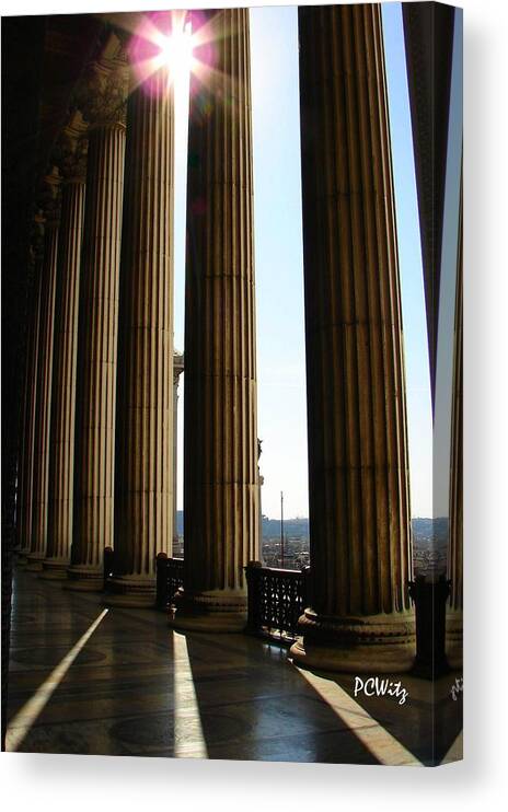 Columns Canvas Print featuring the photograph Columns by Patrick Witz