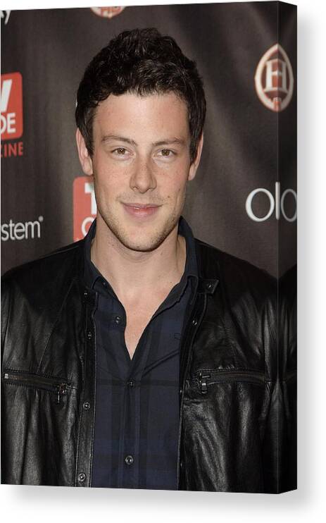 Cory Monteith Canvas Print featuring the photograph Cory Monteith At Arrivals For Tv Guide by Everett