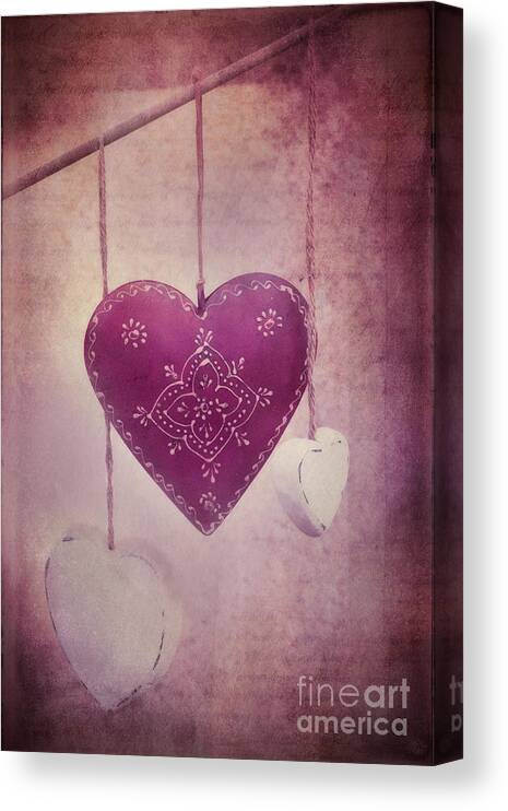 Heart Canvas Print featuring the photograph Ever And Anon by Priska Wettstein